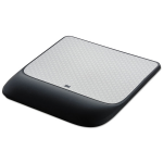 Mouse Pad W/precise Mousing Surface W/gel Wrist Rest 8 1/2x 9x 3/4 Solid Color