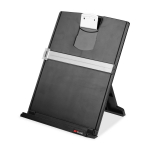 Fold-Flat Freestanding Desktop Copyholder Plastic 150 Sheet Capacity Black