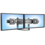 Dual Monitor & Handle Kit - Mounting kit (handle 2 mounting brackets bow mounting arm) for 2 LCD displays - black - screen size: up to 26 inch - wall-mountable - for P/N: 45-296-026 45-304-026