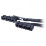 Cat. 6 UTP CMR Data Distribution Cable - RJ-45 Female - RJ-45 Female - 9ft - Black