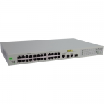 AT FS750/28PS WebSmart - Switch - managed - 20 x 10/100 (PoE) + 2 x combo Gigabit SFP + 2 x 10/100/1000 + 4 x 10/100 (PoE+) - desktop rack-mountable wall-mountable - PoE+ (193 W)