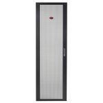 NetShelter SV 48U 600mm Wide Perforated Flat Door Black - 48U Wide External - Black