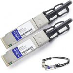 5m Extreme Compatible QSFP+ DAC - Direct attach cable - QSFP+ to QSFP+ - 16.4 ft - twinaxial - for Extreme Networks Summit X460-24 X460-48