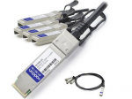 IBM 49Y7888 COMPATIBLE TAA COMPLIANT 40GBASE-CU QSFP+ TO 4XSFP+ DIRECT ATT