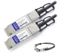 QSFP+ Module - For Data Networking - 1 x 40GBase-CU - Copper - 40 Gbps 40 Gigabit Ethernet