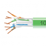 CAT6 550-MHZ SOLID ETHERNET CABLE - UNSHIELDED (UTP)  CMP PLENUM GREEN 10