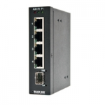 GIGABIT ETHERNET (1000-MBPS) EXTREME TEMPERATURE POE SWITCH - (4) 10/100/1000-MB