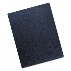 Linen Texture Binding System Covers 11-1/4 X 8-3/4 Navy 200/pack