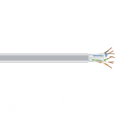 Box Other views CAT5e Value Line Solid Cable CM 1000-ft. (304.8-m)  Gray - Category 5e for Network Device - 1000 ft - 1 Pack - Bare Wire - Bare Wire - Gray