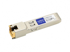 SFP (mini-GBIC) transceiver module - GigE - 1000Base-TX - RJ-45 - up to 328 ft - TAA Compliant