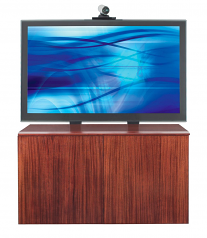 TV Stand - 52 inch to 65 inch Screen Support - 29.5 inch Height x 53.8 inch Width x 23 inch Depth - Oak