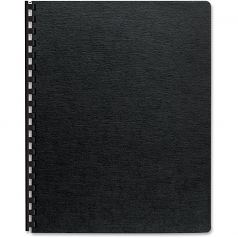 Linen Presentation Covers - Oversize Black 200 Pack - 8.75 inch Width x 11.25 inch Length Sheet Size - Linen - Black - 200 / Pack