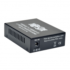 LC Multimode Fiber Media Converter Gigabit 10/100/1000 RJ45 - Fiber media converter - Ethernet Fast Ethernet Gigabit Ethernet - 10Base-T 1000Base-SX 100Base-TX 1000Base-T - RJ-45 / LC multi-mode - up to 1800 ft - 850 nm