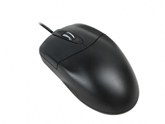 Desktop Optical Mouse - Optical - Cable - USB - 400 dpi - Scroll Wheel - 3 Button(s)