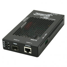 Networks S6010 Media Converter - 1 x SC Ports - T1/E1 - External