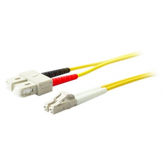 15m SC OS1 Yellow Patch Cable - Patch cable - SC/UPC single-mode (M) to SC/UPC single-mode (M) - 15 m - fiber optic - duplex - 9 / 125 micron - OS1 - halogen-free - yellow