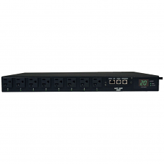 PDU Switched ATS 120V 20A 5-15/20R 16 Outlet L5-20P Horizontal TAA - Horizontal rackmount - power distribution unit ( rack-mountable ) - 20 A - AC 120 V - 1.9 kW - 2400 VA - Ethernet 10/100 - output connectors: 16 ( NEMA 5-15/20 ) - 1U - black