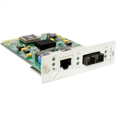 100Base-TX to 100Base-LX SC SM 1310nm 20k Media Converter Card - 1 x RJ-45 Network 1 x SC Network - 10/100Base-TX 100Base-LX - Internal