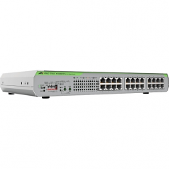 24X 10/100/1000T UNMANAGED SWITCH WITH INTERNAL PSU US POWER CORD CONFIGURABLE