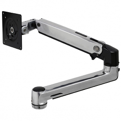 LX Arm - Extension and Collar Kit - mounting component (articulating arm pole collar) for LCD display - polished aluminum - screen size: up to 32 inch