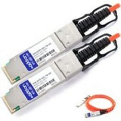 40GBase-AOC direct attach cable - TAA Compliant - QSFP+ to QSFP+ - 7 m - fiber optic - active