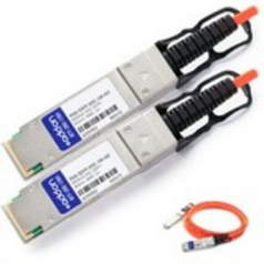 40GBase-AOC direct attach cable - TAA Compliant - QSFP+ to QSFP+ - 1 m - fiber optic - active