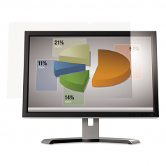 Antiglare Flatscreen Frameless Monitor Filters For 23.6 inch Widescreen Lcd 16:9