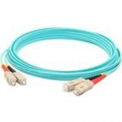 THIS IS A 40M SC (MALE) TO SC (MALE) AQUA DUPLEX RISER-RATED FIBER PATCH CABLE.