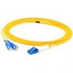 45M LC (MALE) TO SC (MALE) YELLOW OS2 DUPLEX RISER FIBER PATCH CABLE