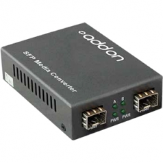 Media converter - SFP (mini-GBIC) / SFP (mini-GBIC) - up to 62.2 miles - 850 nm / 1300 nm / 1310 nm / 1550 nm