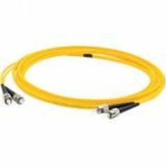 40M ST (MALE) TO ST (MALE) YELLOW OS2 DUPLEX RISER FIBER PATCH CABLE