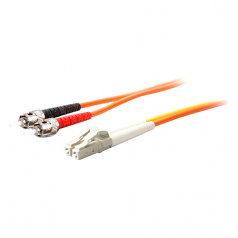 2 x ST 50/125 to 1 x LC 50/125 & 1 x LC 9/125 10m Fiber Optic Mode Conditioning Patch Cable - Fiber Optic for Network Device - 32.81 ft - 2 x ST Network - 2 x LC Network