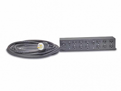 Basic Rack-Mount PDU - Power distribution strip ( rack-mountable ) - AC 120 V - input: NEMA L14-30 - output connectors: 12 ( NEMA 5-20 ) - 2U - 28 ft - black - for P/N: AR3100