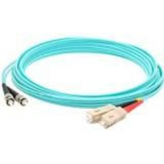 THIS IS A 40M SC (MALE) TO ST (MALE) AQUA DUPLEX RISER-RATED FIBER PATCH CABLE.