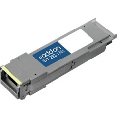 Juniper Compatible QSFP+ Transceiver - QSFP+ transceiver module (equivalent to: Juniper JNP-QSFP-40G-LR4) - 40 Gigabit LAN - 40GBase-LR4 - LC single-mode - up to 6.2 miles - 1270 nm / 1290 nm / 1310 nm / 1330nm - for Juniper Networks EX Series EX9204 EX9