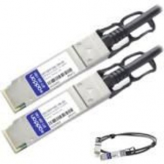 40GBase direct attach cable - TAA Compliant - QSFP+ (M) to QSFP+ (M) - 6.6 ft - twinaxial - passive