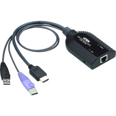 USB HDMI CPU ADAPTER with VIRTUAL MEDIA & AUDIO