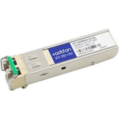 MSA Compliant 1000Base-EX SFP Transceiver - SFP (mini-GBIC) transceiver module - 1000Base-EX - LC single mode - up to 24.9 miles - 1310 nm