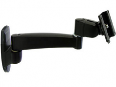 200 Series Wall Mount Arm - Wall mount for LCD display - steel - black - screen size: up to 24 inch - wall-mountable