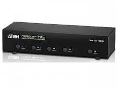 4-Port VGA Switch with Audio - 4 x 1 - 1920 x 1440 - WUXGA