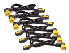 POWER CORD KIT (6 EA) LOCKING C13 TO C14 (90 DEGREE) 0.6M NORTH AMERICA