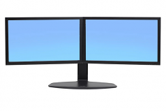 Neo-Flex Display Stand - Up to 24 inch Screen Support - 34 lb Load Capacity - LCD Display Type Supported - Desktop - Black