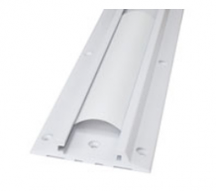 34IN WALL TRACK (WHITE) .A LOW-COSTZERO-FOOTPRINT MOUNTING SYSTEM THAT