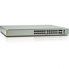 24PORTS 10/100/1000T STAC POE+ with 4COMBO SFP BAYS