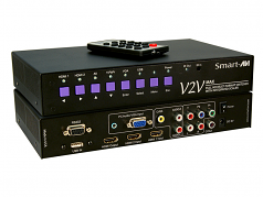 6PORT MULTI FORMAT SWITCHER SCALER & CONVERTER WITH IR RC