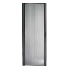 NETSHELTER SX 42U 600MM WIDE PERFORATED CURVED DOOR BLACK