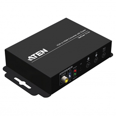 VanCryst VGA to HDMI Converter with Scaler - Functions: Video Conversion Video Scaling Video Processing De-interlace - 1 Pack