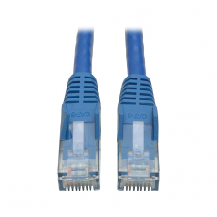 Lite Cat6 Gigabit Snagless Molded Patch Cable - (RJ45 M/M) - Blue 50 Piece Pack 2-ft.