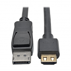 DISPLAYPORT 1.2A TO HDMI 2.0 ACTIVE ADAPTER CABLE WITH GRIPPING HDMI PLUG HDCP