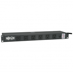 Power Strip Rackmount Metal 120V 5-15R Right Angle 12 Outlet 1U - Power distribution strip ( rack-mountable ) - AC 120 V - input: NEMA 5-15 - output connectors: 12 ( NEMA 5-15 ) - 1U - 19 inch - 15 ft